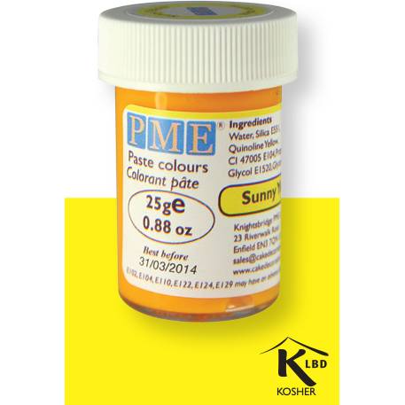 PME gelová barva - zářivě žlutá