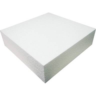 Polystyrenová maketa na dort čtverec 25x25x7,5