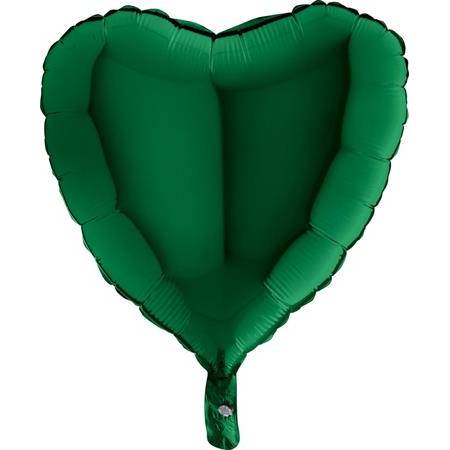 Nafukovací balónek zelené srdce 46 cm