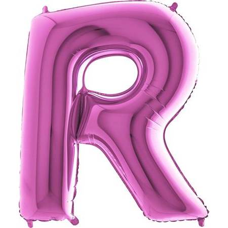 Nafukovací balónek písmeno R růžové 102 cm