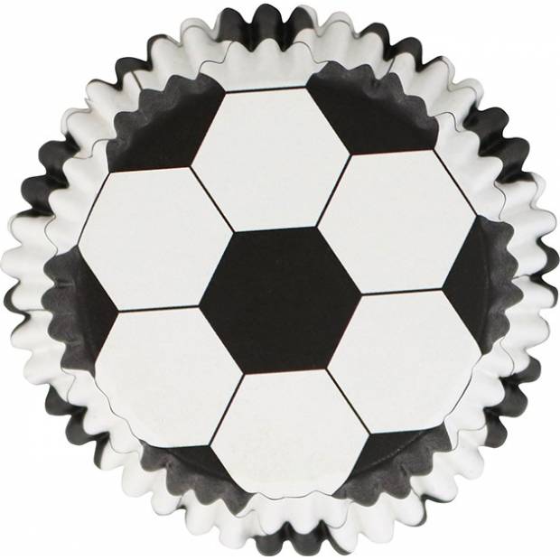 Košíčky na cupcaky 30ks - fotbalový míč