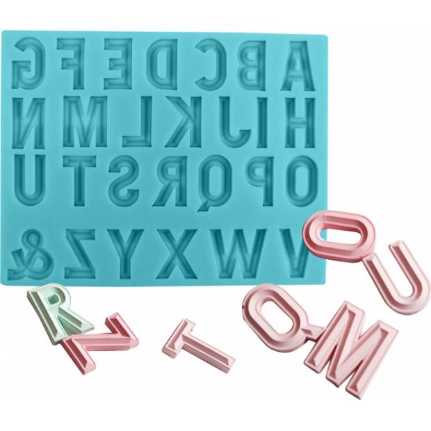 Silikonová formička abeceda