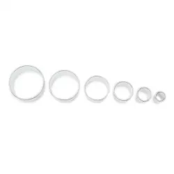 Vykrajovátka kolečka hladká 6ks