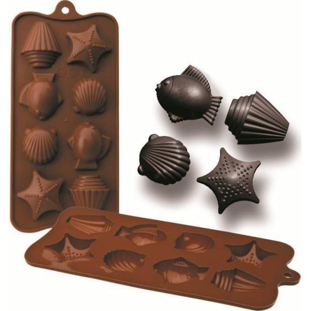 Formičky na čokoládu dary moře 10,5x21cm