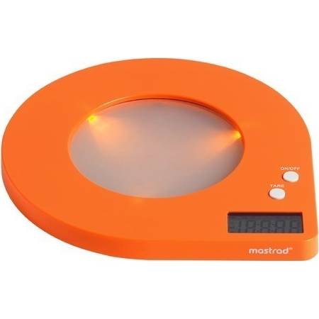 Kuchyňská váha digitální Mastrad retro 5Kg - oranžová