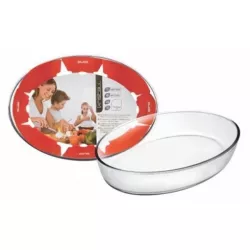 Skleněný pekáč oválný 35x25x6,5cm