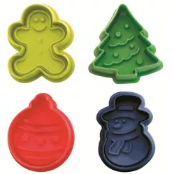 Plastová vykrajovátka Vánoce set – 4ks