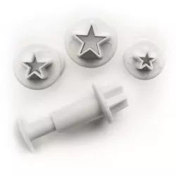 Zdobící sada hvězda set – 3ks