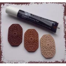 Gelová barva tuba  (Brown) hnědá 20 g