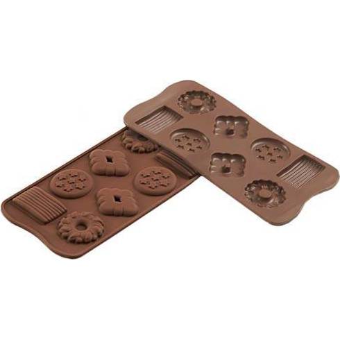 Silikonová forma na čokoládu – sušenky