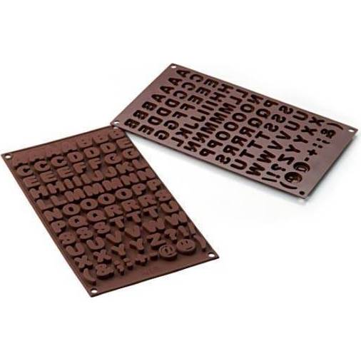 Silikonová forma na čokoládu – abeceda