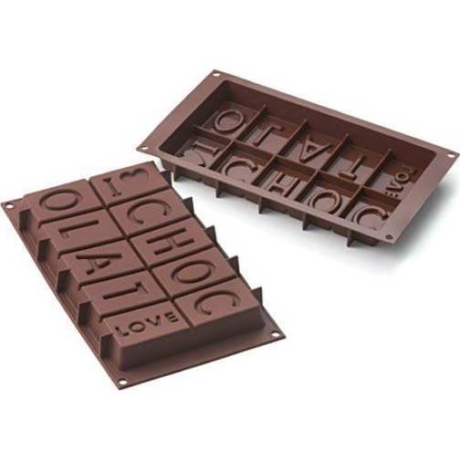 Silikonová forma na čokoládu I LOVE CHOCOLATE
