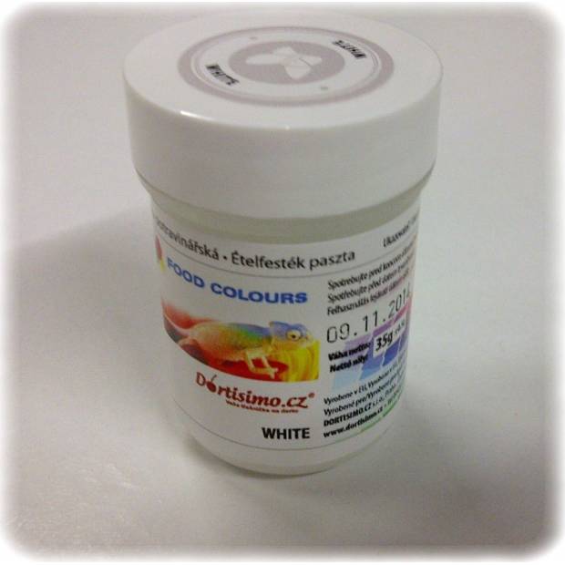 Gelová barva  (White) bílá 35 g