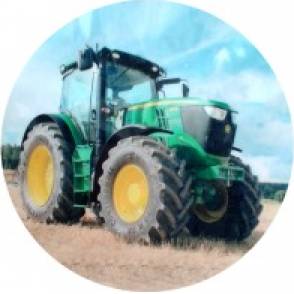 Jedlý papír – traktor