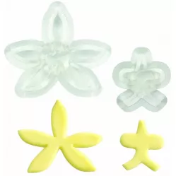 Sada 2ks vykrajovátek - orchidej