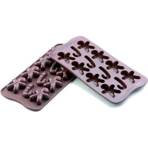Silikonová forma na čokoládu – pan perníček
