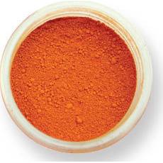 Prachová barva matná – oranžová EKO balení 2g