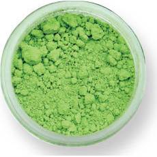 Prachová barva matná – jarní zelená EKO balení 2g