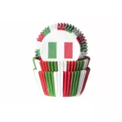 Košíček na muffiny vlajka Itálie 50ks