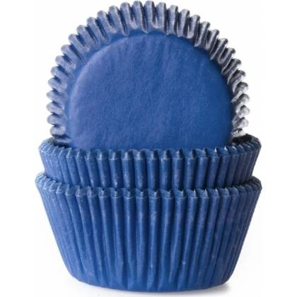 Papírové košíčky na muffiny modré 50ks
