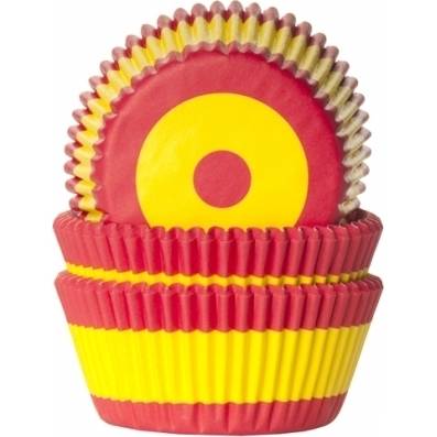 Košíček na muffiny vlajka Španělsko 50ks