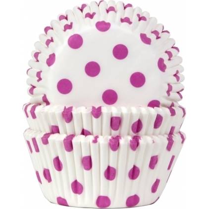 Košíčky na muffiny 50ks růžové puntíky