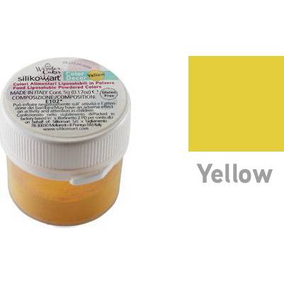 Prachová barva do tuků 5g - žlutá