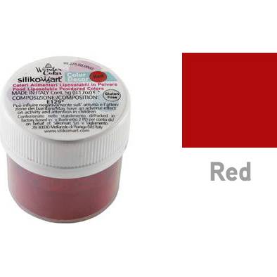 Prachová barva do tuků 5g - červená