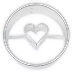 Vykrajovátko Kolečko hladké/srdíčko