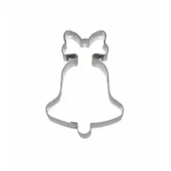 Vykrajovátko zvonek s mašlí 45×60 mm