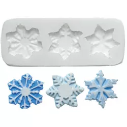 Silikonová forma na marcipán – vločky