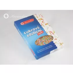 Cukrové zdobení perličky barevné 80g