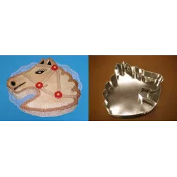 Dortová forma hlava koně 37x7,5cm