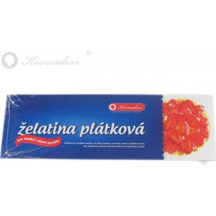 Želatina plátková 10g