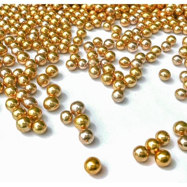 Cukrové perličky zlaté 50g