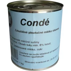 Kondenzované mléko slazené 1 kg