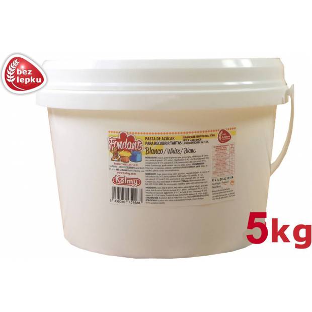 Potahovací hmota 5 Kg bílá