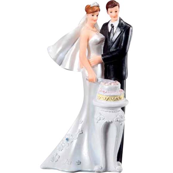 Svatební figurka na dort ženich a nevěsta