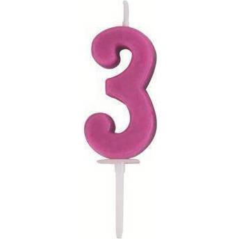 Svíčka „číslice 3“ 7cm