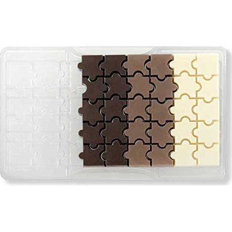 Forma na čokoládu puzzle