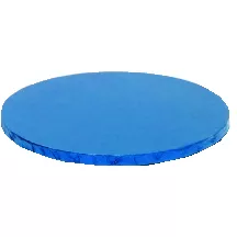 Kulatá podložka pod dort modrá 25x1,2 cm