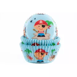 Košíčky na muffiny piráti 50ks