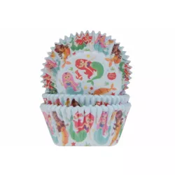 Košíčky na muffiny mořské víly 50ks