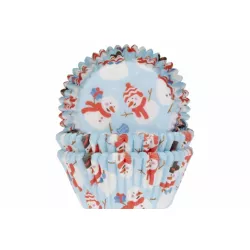 Košíčky na muffiny sněhulák 50ks