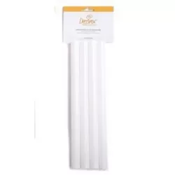 4 plastové výztuhy pro patrové dorty O 18 MM x 30 CM