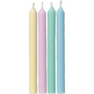 Kulaté barevné svíčky 24 ks – 6 cm