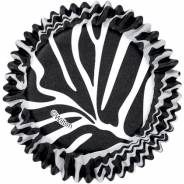Černé a bílé Zebra standardní košíčky