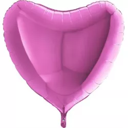Nafukovací balónek růžové srdce 91 cm