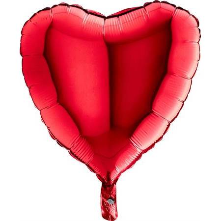Nafukovací balónek červené srdce 46 cm