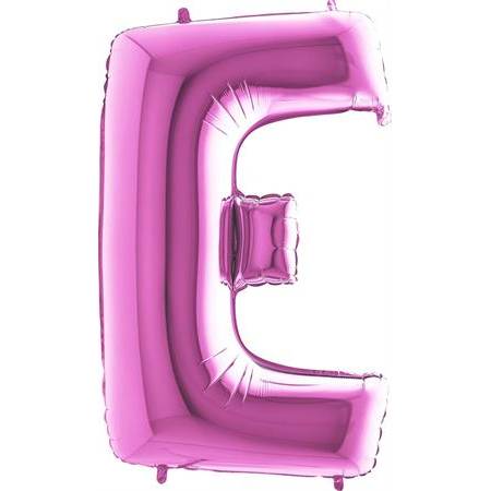 Nafukovací balónek písmeno E růžové 102 cm